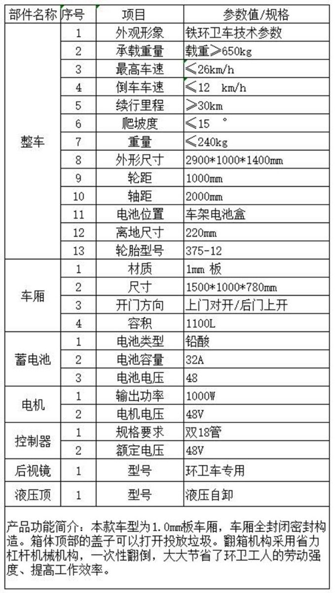 240升單桶運(yùn)輸車(chē)